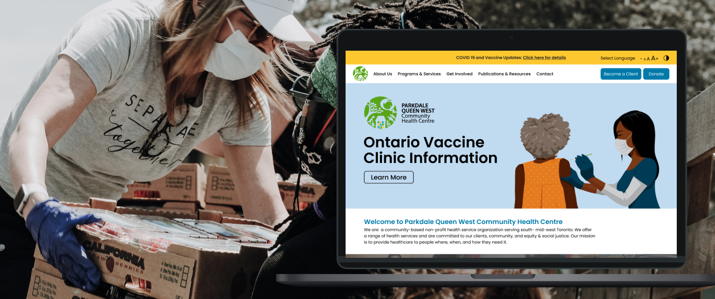 Parkdale Queen West Queen West -  Website Redesign